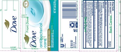 Label (Dove Antibacterial Care Beauty Bar   75g   Label)